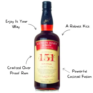 Lemon Hart 151 Over Proof Rum