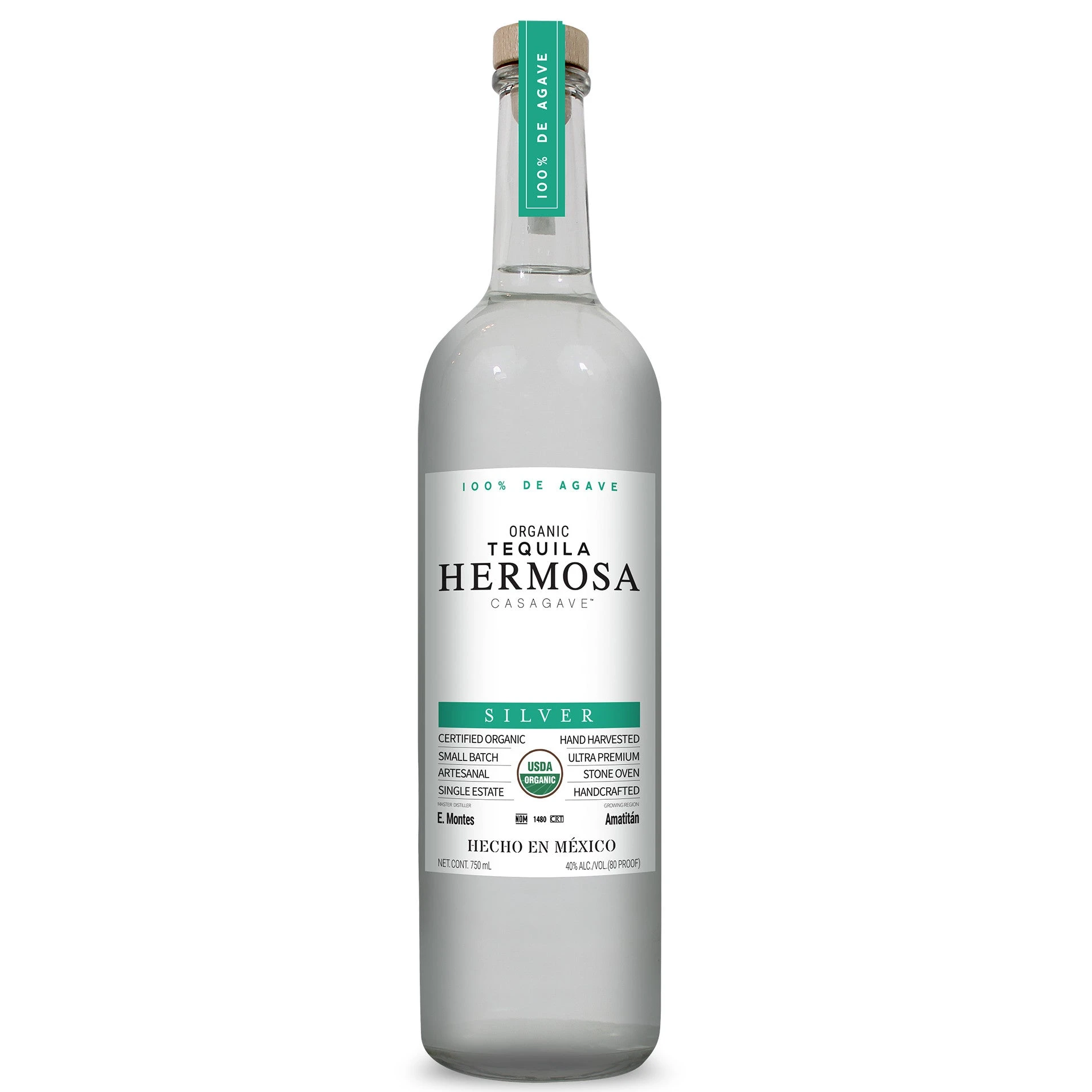 Hermosa Organic Silver Tequila