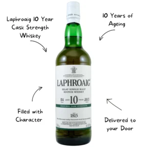 Laphroaig 10 Year Cask Strength Whiskey