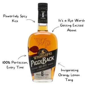 WhistlePig Piggyback 6 Year Straight Rye Whiskey